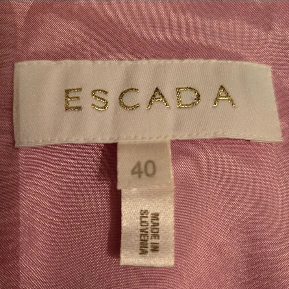 Escada women's blazer size 40 pink